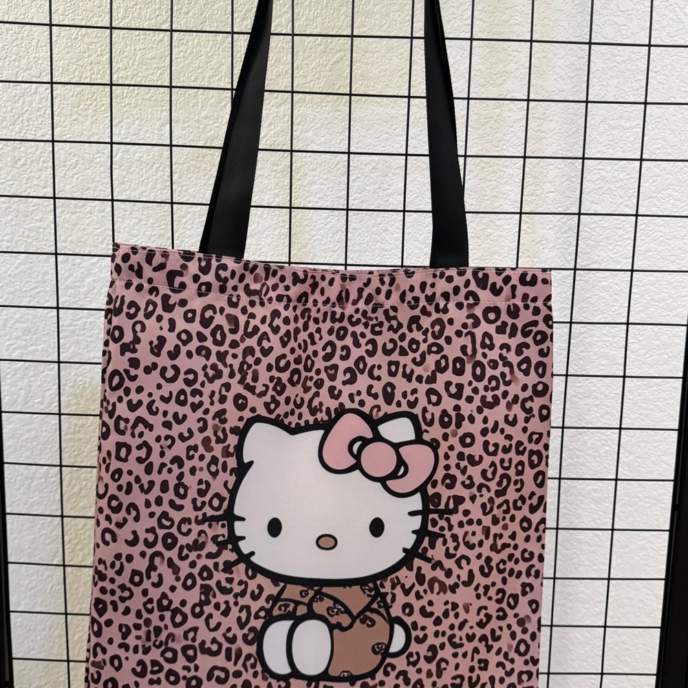 Hello Kitty Leopard Tote Bag